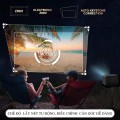 Máy chiếu mini KAW KP935, Chất lượng siêu nét Full HD, Kết nối wifi, Bluetooth, Dễ dàng kết nối điện thoại, Máy tính